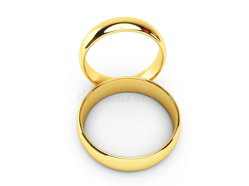 Gold Wedding Rings Picture. Image 4577686