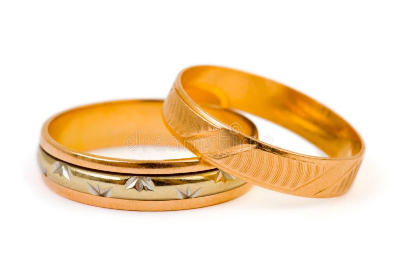 Gold wedding rings