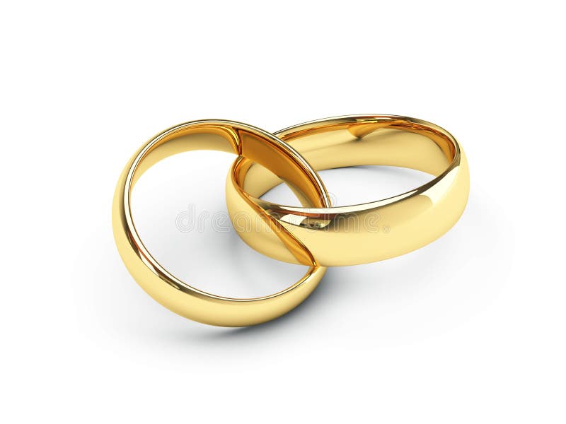 Gold wedding rings