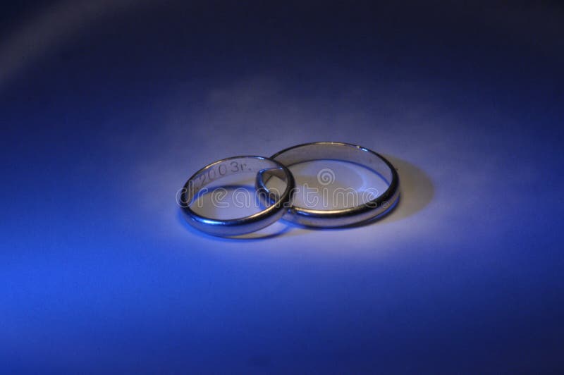 Gold Wedding Rings. Certificate and a Symbol of Marriage. Relationship