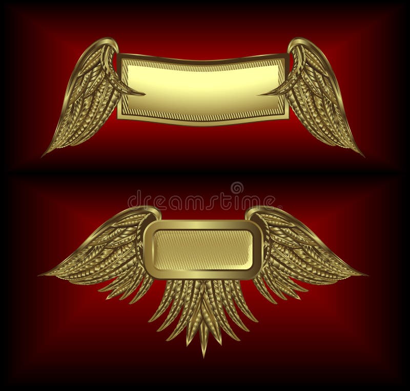 Gold Winged Banners