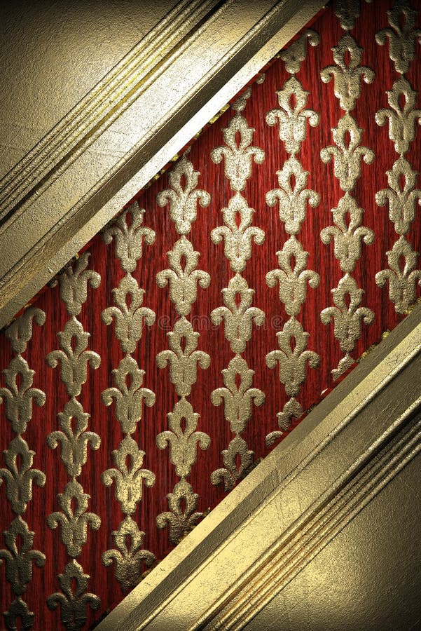 Gold on wood background stock illustration. Illustration of decoration 31020409