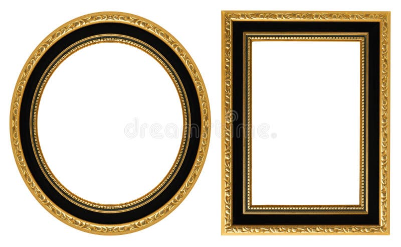 Goldbilderrahmen lizenzfreie stockfotos Goldbilderrahmen lizenzfreie stockfotos
