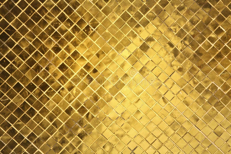 Golde tiles stock photo. Image of wall, glossy, golden - 15958650