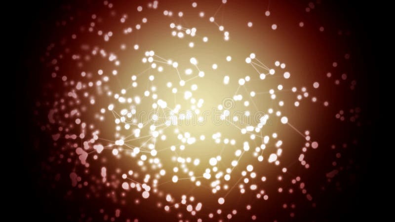 Golden abstract background with shimmering dots. Mockup royalty free illustration