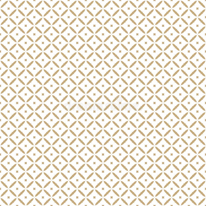 Vector Gold And White Checkered Seamless Pattern With Diagonal Lines  Squares Stock Illustration - Download Image Now - iStock