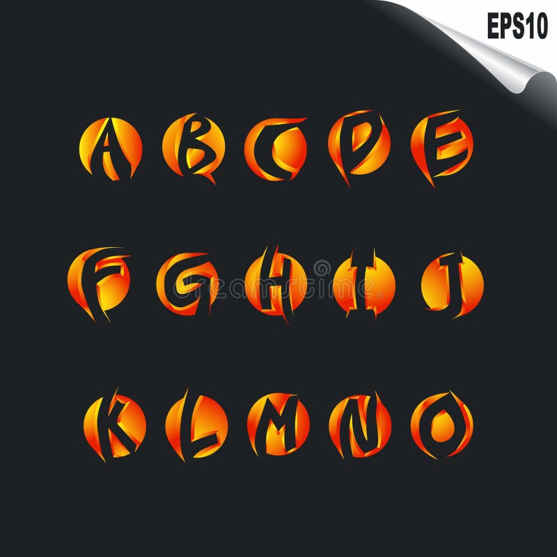 Golden Abstract Initial Pack Logo monogram design template. Simple elegant shape style modern logo vector illustration