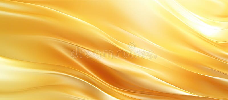 Golden Abstract Waves: A Symphony of Smooth, Luxurious Curves royalty free illustration