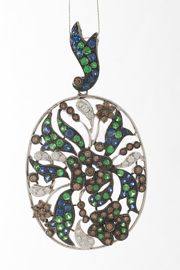 Golden Accessories with Enamel Stock Image Image of diamond, enamel