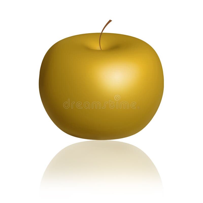 Golden Apple Gold Apple Stock Illustration Illustration Of Elegant 271