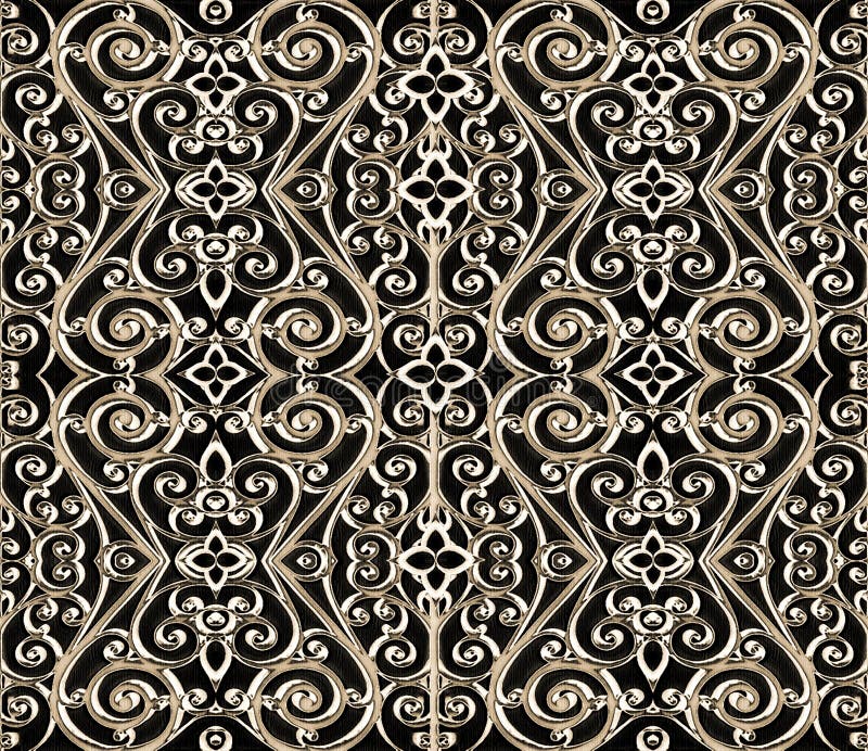 Golden Art Deco Background