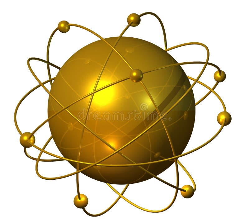 Golden atomium