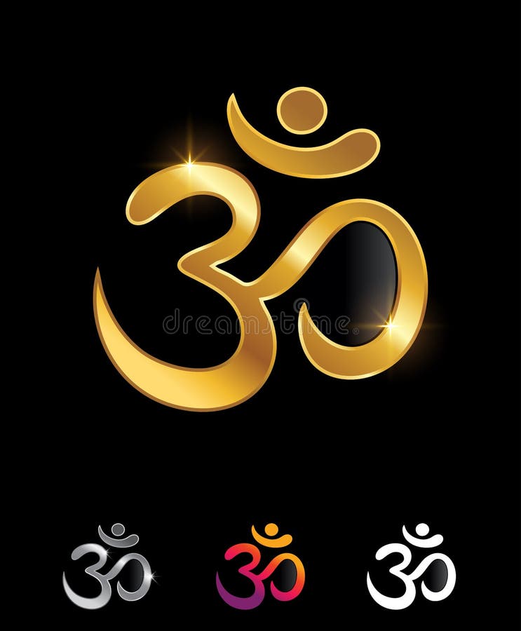 Golden eye symbol sign Royalty Free Vector Image