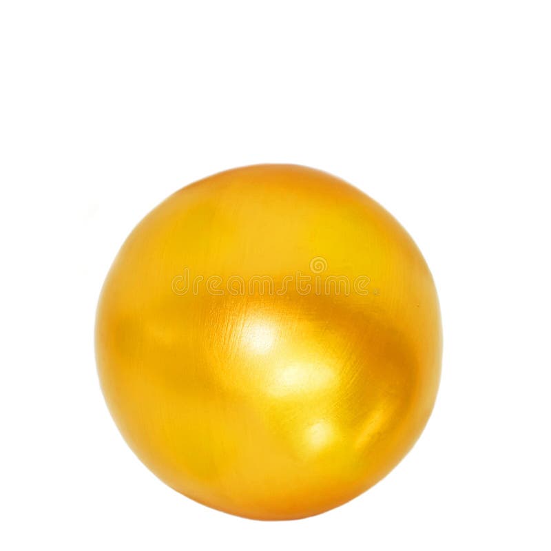 Golden Ball Stock Photo Image Of Isolated Yellow Decor