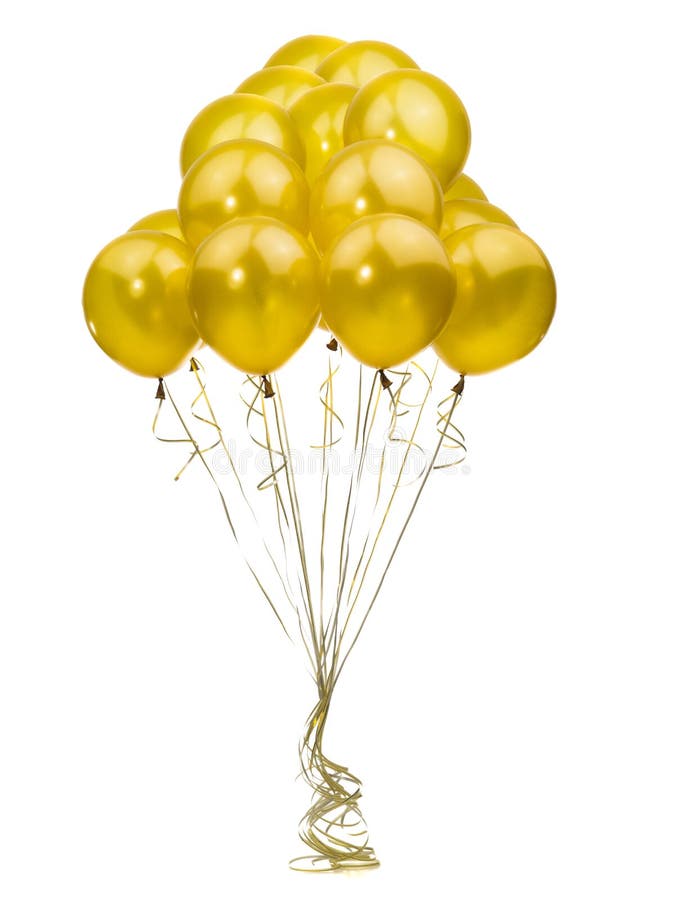 Golden balloons