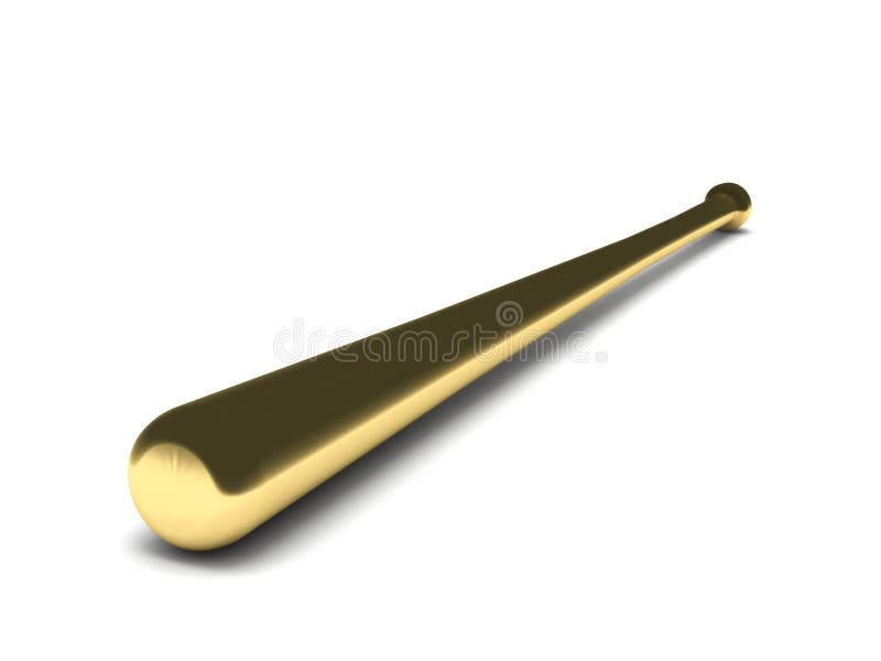Golden Baseball Bat Royalty Free Stock Photos Image 13245888
