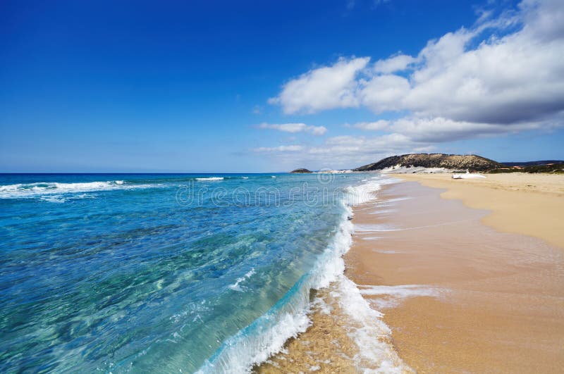 Golden Beach, Karpas Peninsula, North Cyprus Stock Image - Image of ...