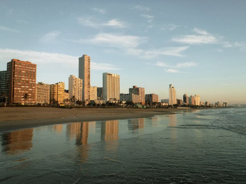 Durban Golden Mile Beachfront Stock Photo Image of pier, golden 41092448