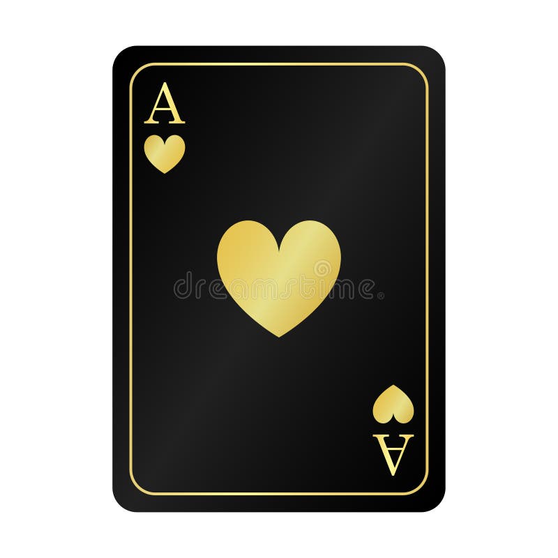 Premium Photo  Ace of spades playing card, space background, gold silver  symbols, with clipping path.