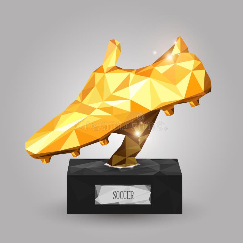 Golden boot trophy