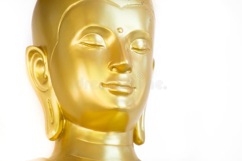 Golden Buddha Face