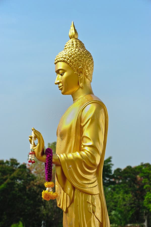 Golden Buddha statue