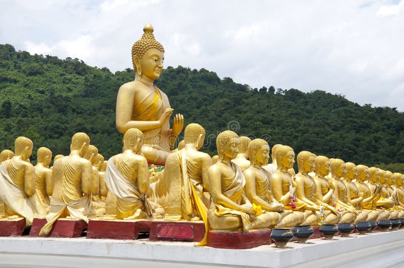 Golden Buddha statue