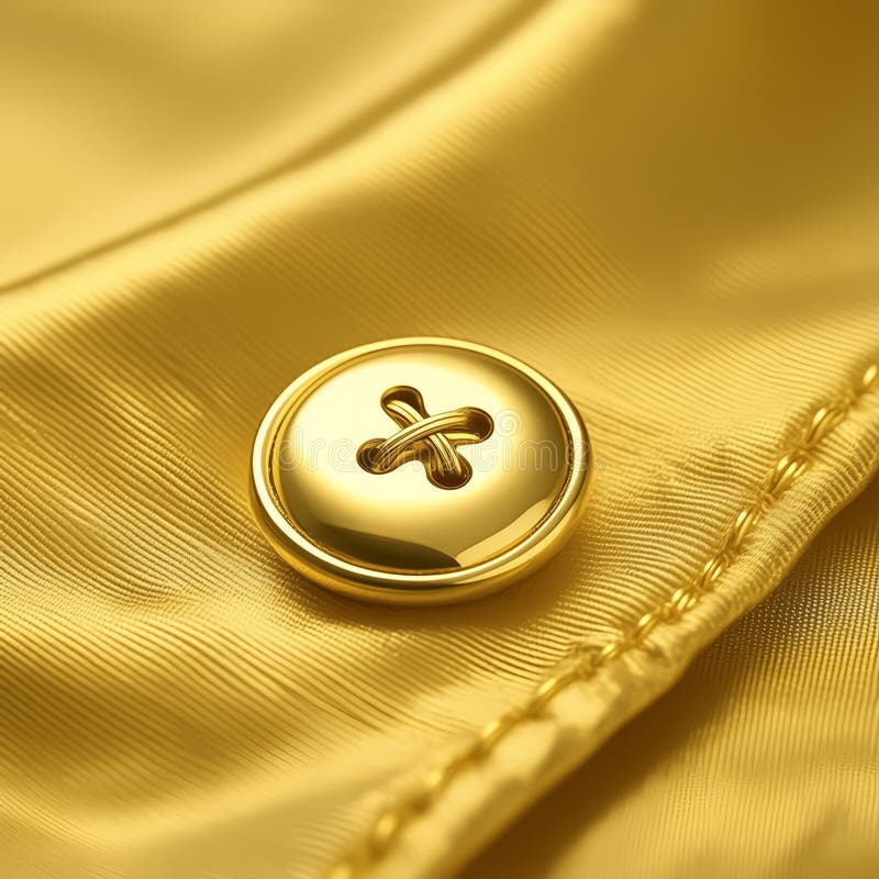Golden button royalty free illustration