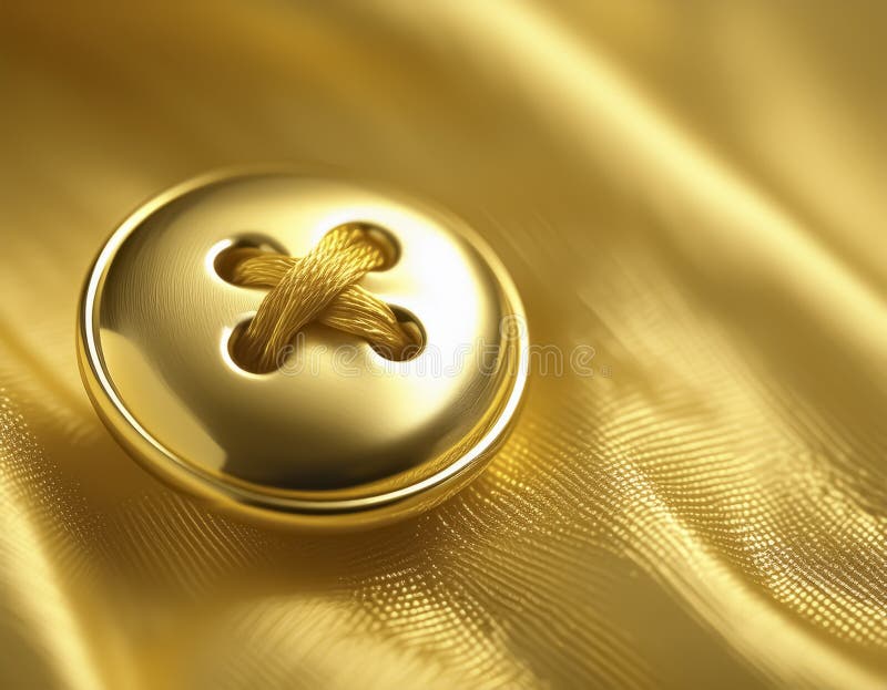 Golden button royalty free illustration