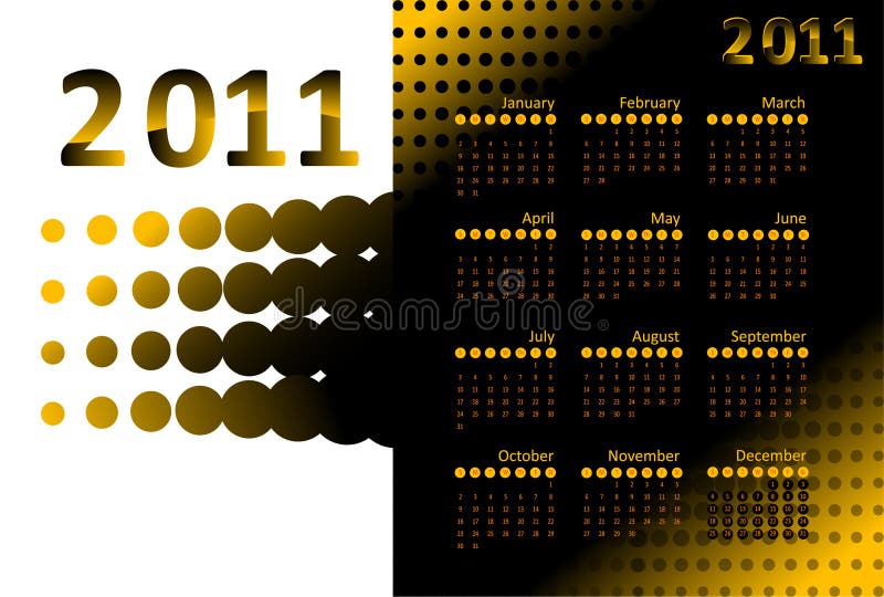 Golden Calendar 2011