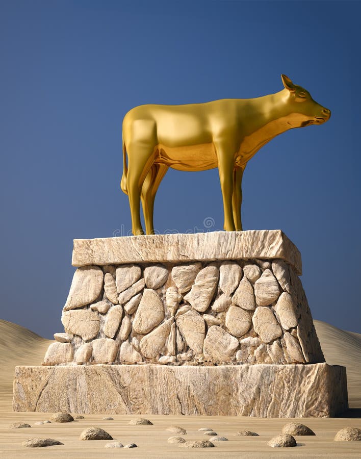 Golden Calf stock image. Image of calf, story, idol, idolatry - 16804571