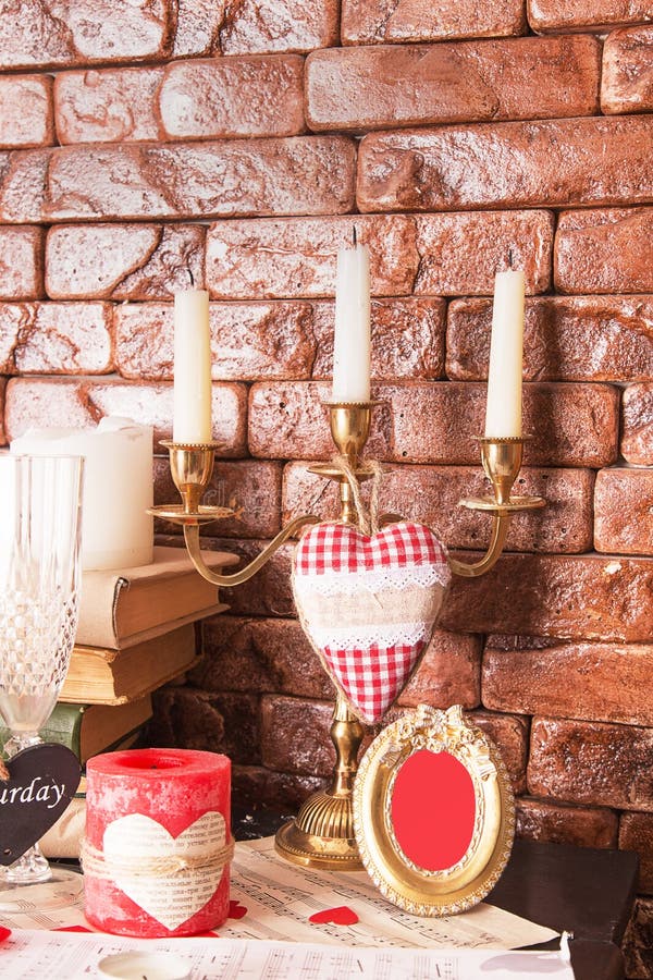 Golden Candlestick in the Interior Stock Image Image of bright, burnt