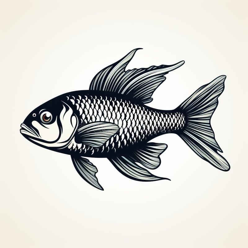 732 Fish Line Drawing Stock Photos - Free & Royalty-Free Stock