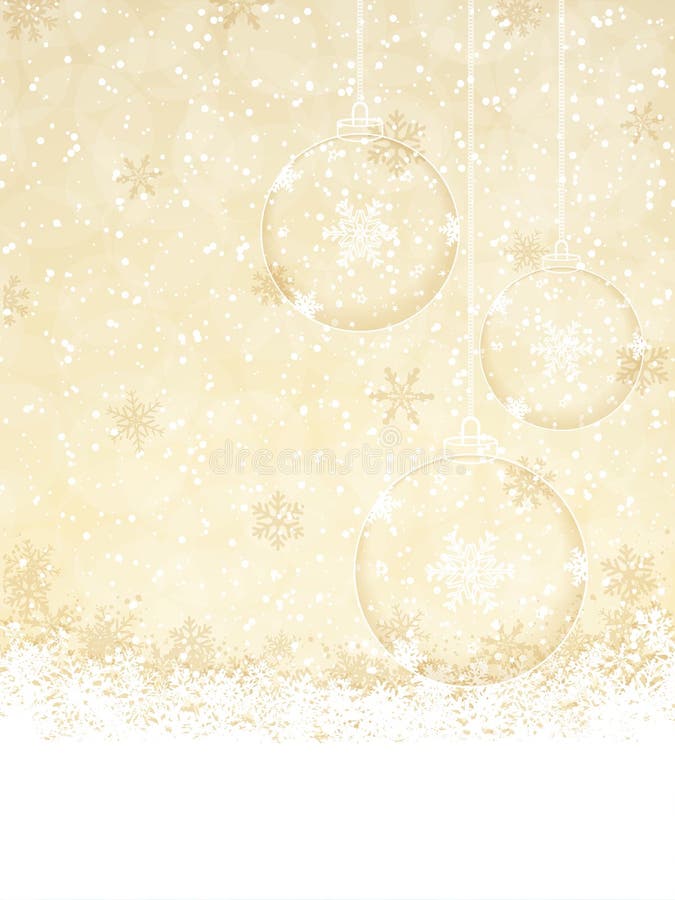 Golden Christmas background