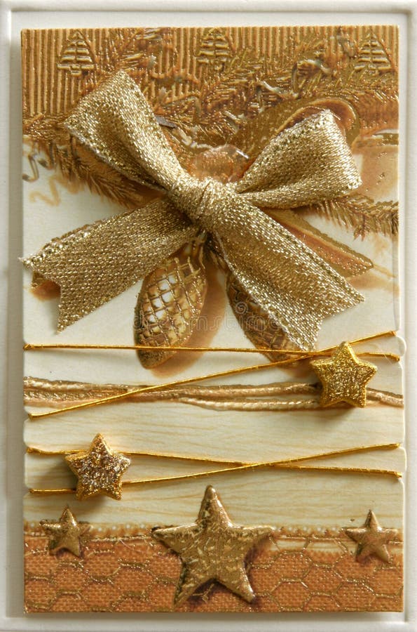 Golden Christmas background