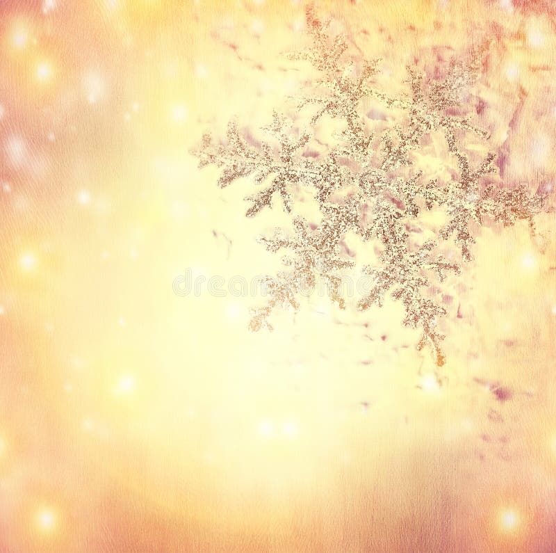 Golden Christmas background