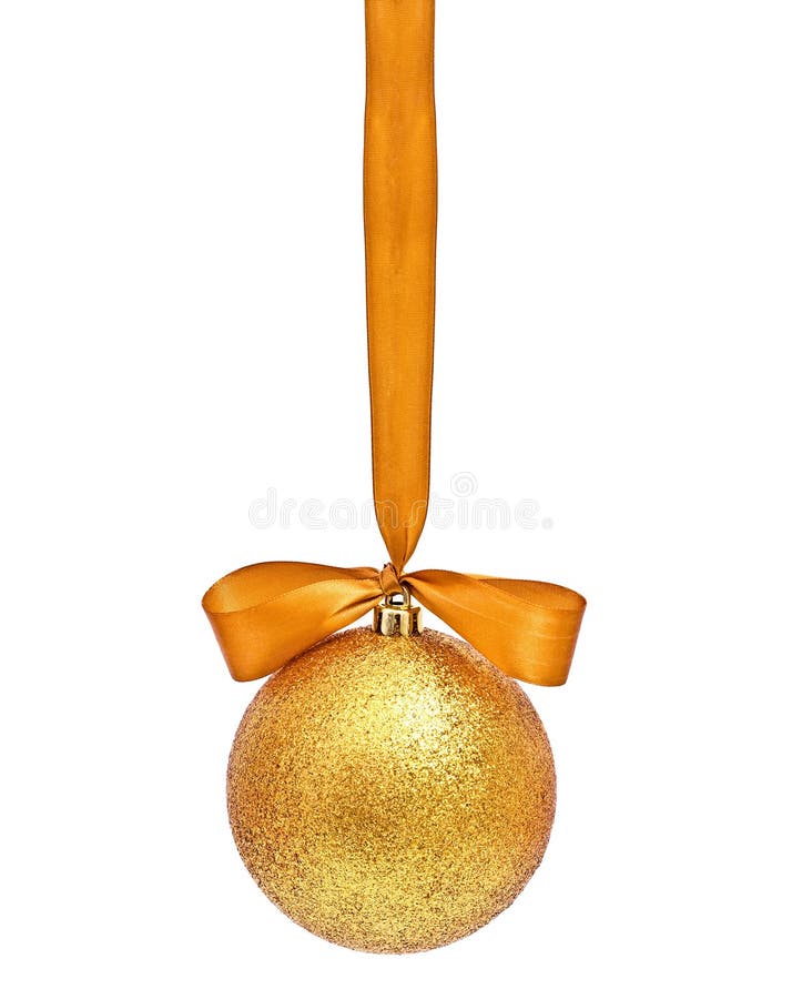 Golden Christmas sphere