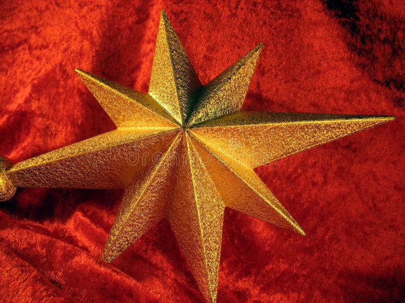 Golden Christmas star