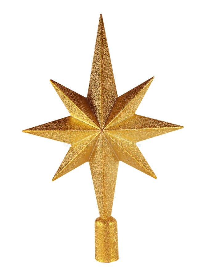 Golden Christmas star