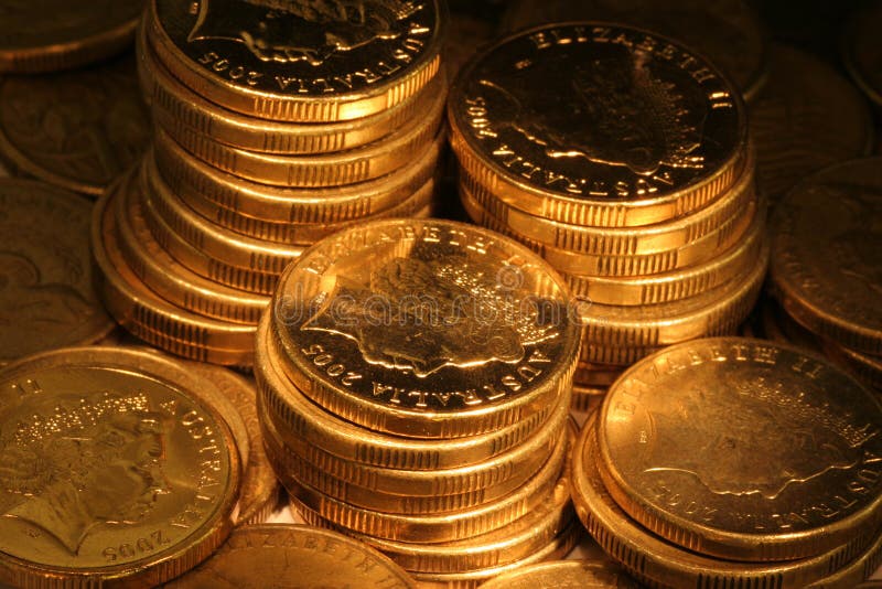 Golden coins