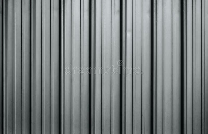 full frame of striped corrugated metal sheet texture Stock Photo by  LightFieldStudios