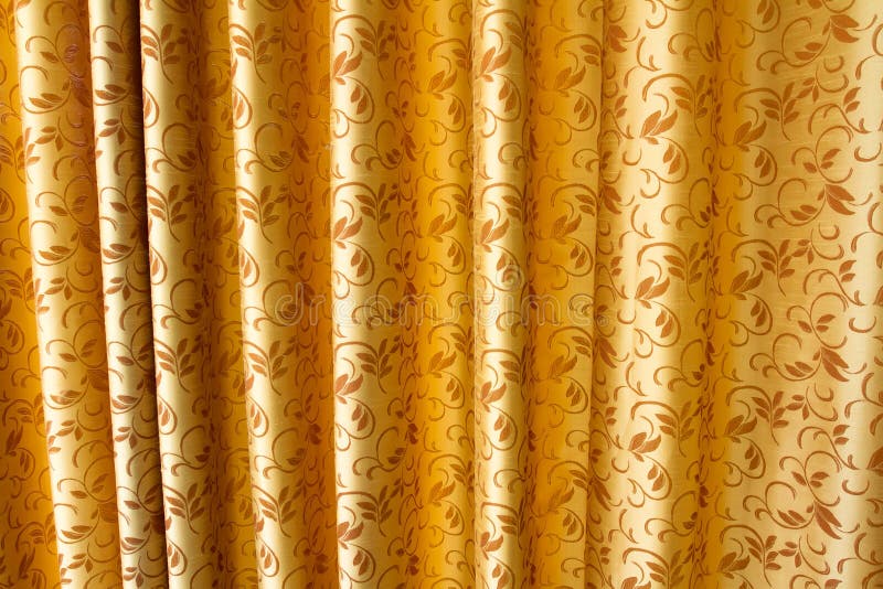 Golden curtain stock image. Image of entrance, drapes 34972019