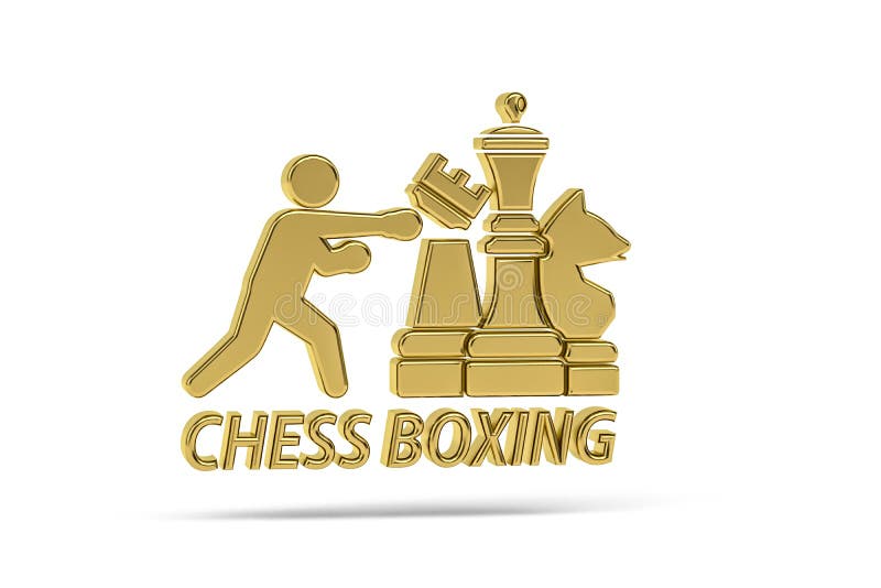 Chess boxing illustration Photographic Print by itisjakob