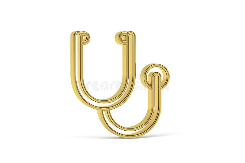 Golden stethoscope icon stock vector. Illustration of emergency 170303342