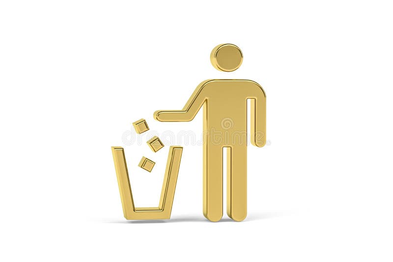 https://thumbs.dreamstime.com/b/golden-d-trash-can-icon-isolated-white-background-render-235702992.jpg