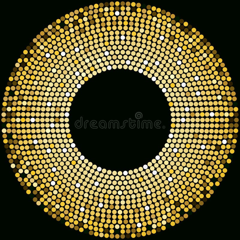 Golden disco ball background Royalty Free Vector Image