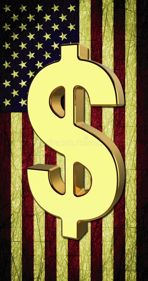 Golden Dollar Sign on American Flag Background. Dollar Sign. Gold. Stock Illustration - Illustration of background, government: 189256038 Golden Dollar Sign on American Flag Background. Dollar Sign. Gold. Stock Illustration - Illustration of background, government: 189256038