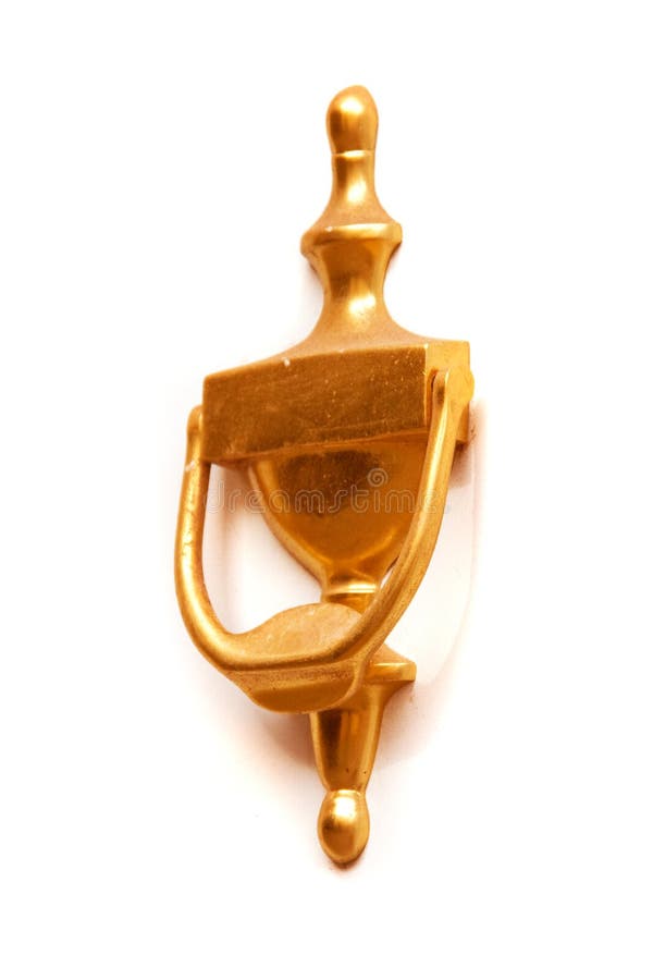 Golden door knocker