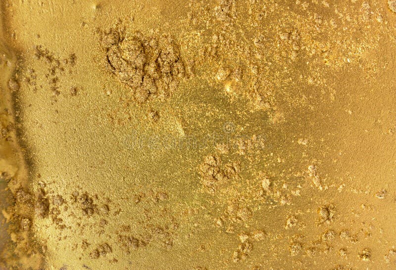 Golden Dust Background. Sparkling Gold Texture. Stock Photo Image of