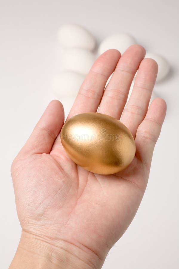 Golden egg stock photo. Image of success, easter, making 2444714